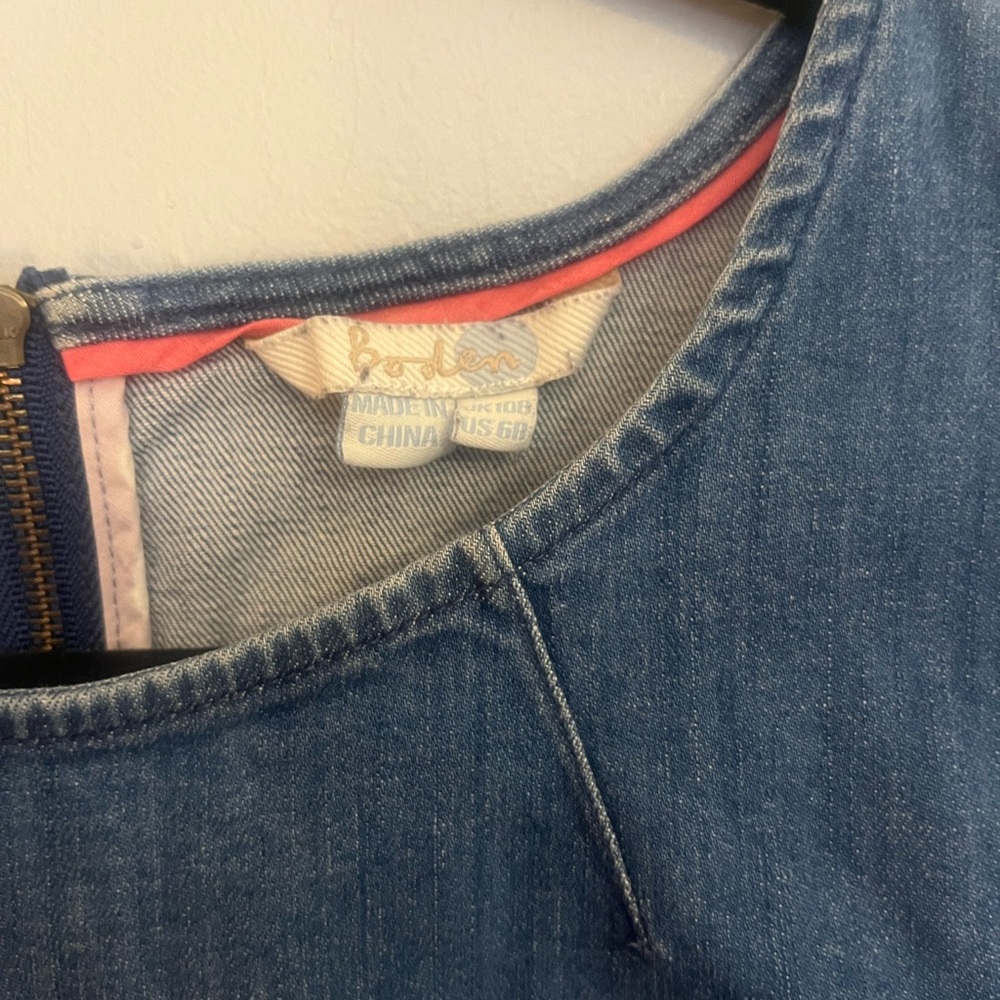Boden Denim Tamara dress | Size 6R - Picture 4 of 4